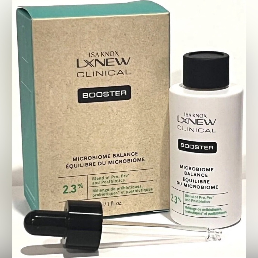NWT Avon Isa Knox LXNEW Clinical Booster Microbiome Balance 2.3% - 30ml